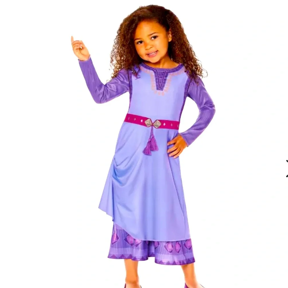 🆕- Disney's Wish Asha Dress Authentic Movie Licensed Costume Sizes 4-6X